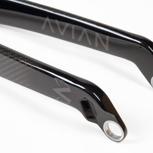 Stay Strong X Avian Contro In carbonio Cruiser 24'' Forks da corsa - Gloss In carbonio/ Dropout da 20 mm