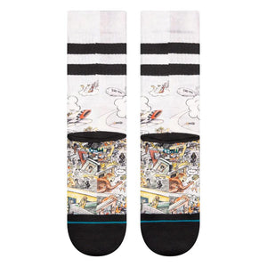 Stance Chaussettes d'équipage de cas de panier - Multi - Grand