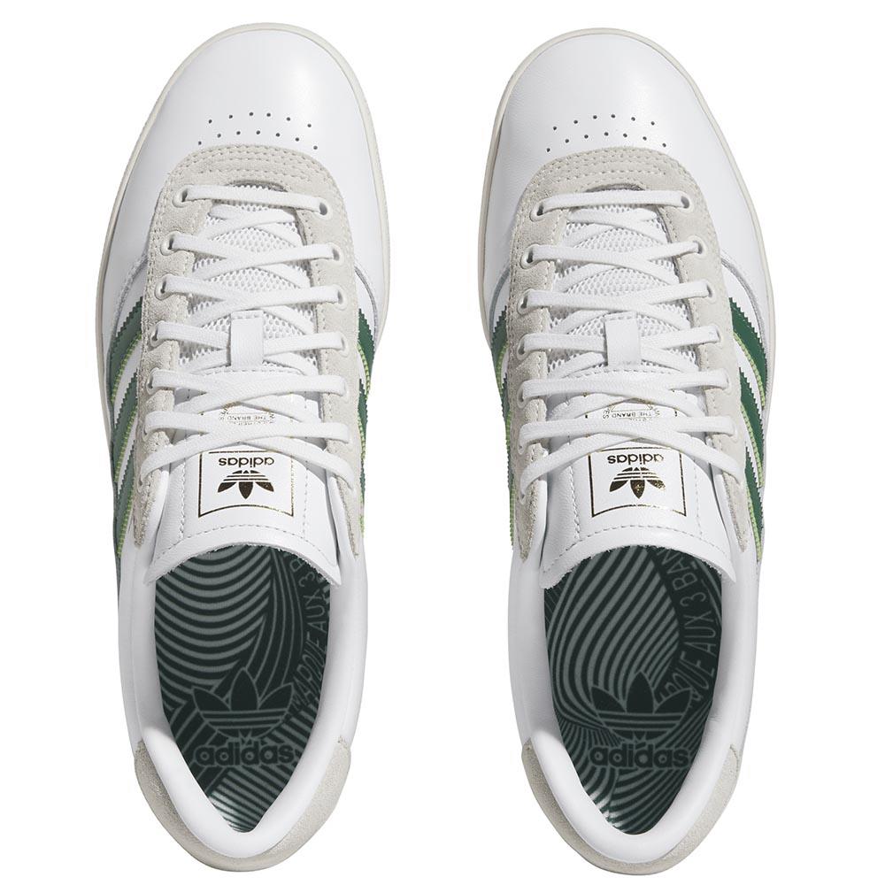 Adidas Puig Indoor - blanc plat / vert foncé