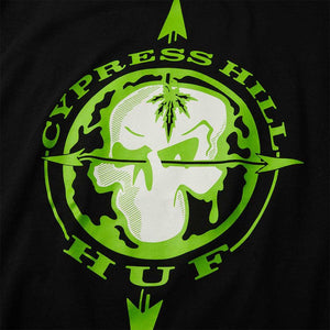 HUF x Cypress Hill Blunted Compass T-shirt - Black