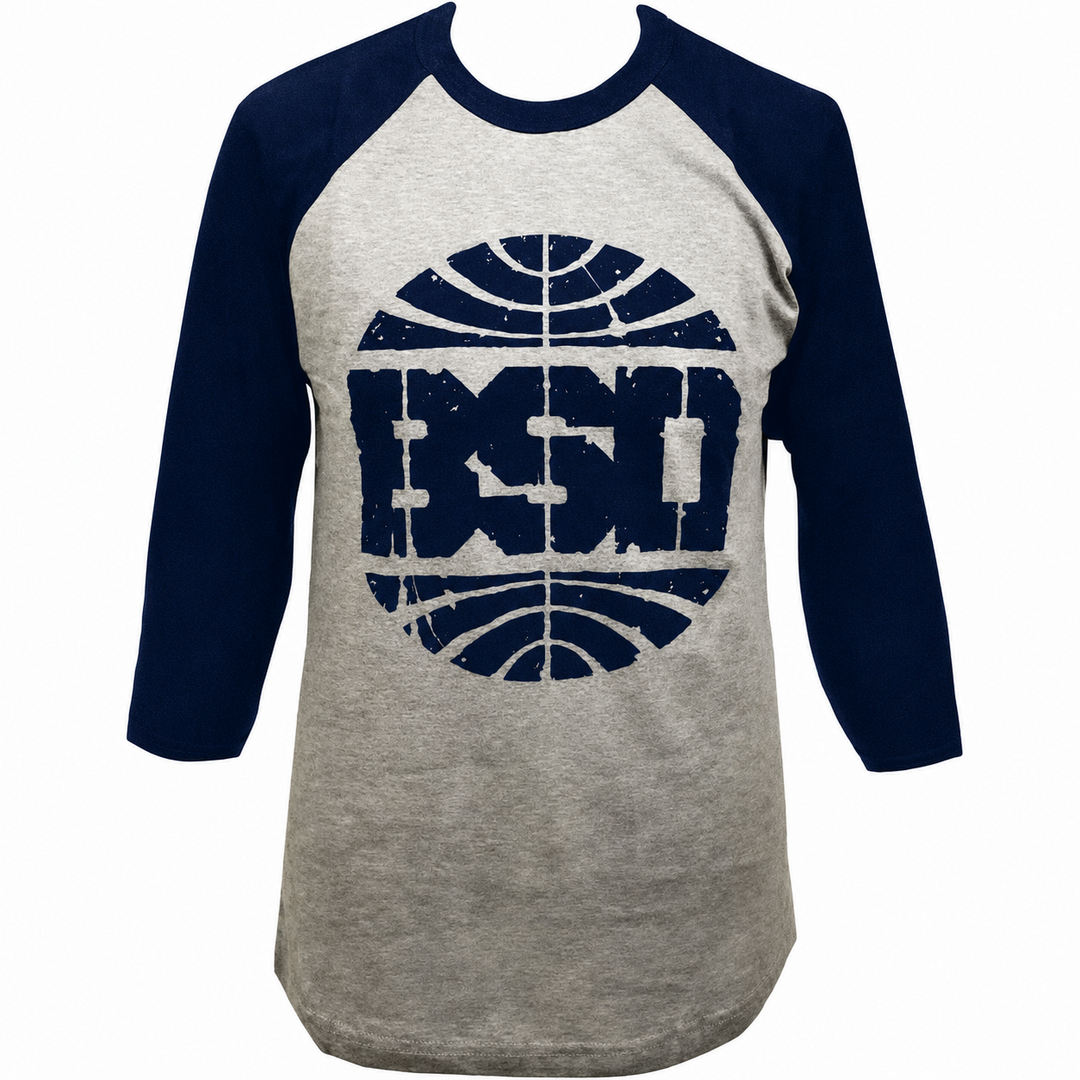 BSD Passenger 3/4 T-Shirt - Navy/Heather