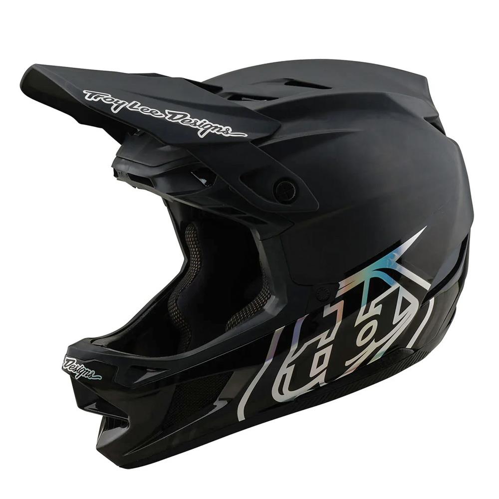 Troy Lee D4 Carbon MIPS Race Helmet - Stealth Black