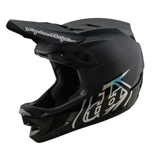 Troy Lee D4 Carbon MIPS Race Helmet - Stealth Black