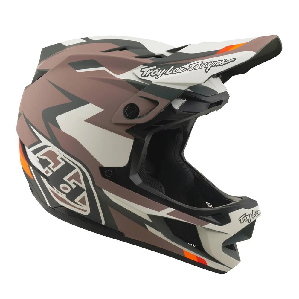 Troy Lee D4 Polyacrylite MIPS Race Helmet - Roamer Clay