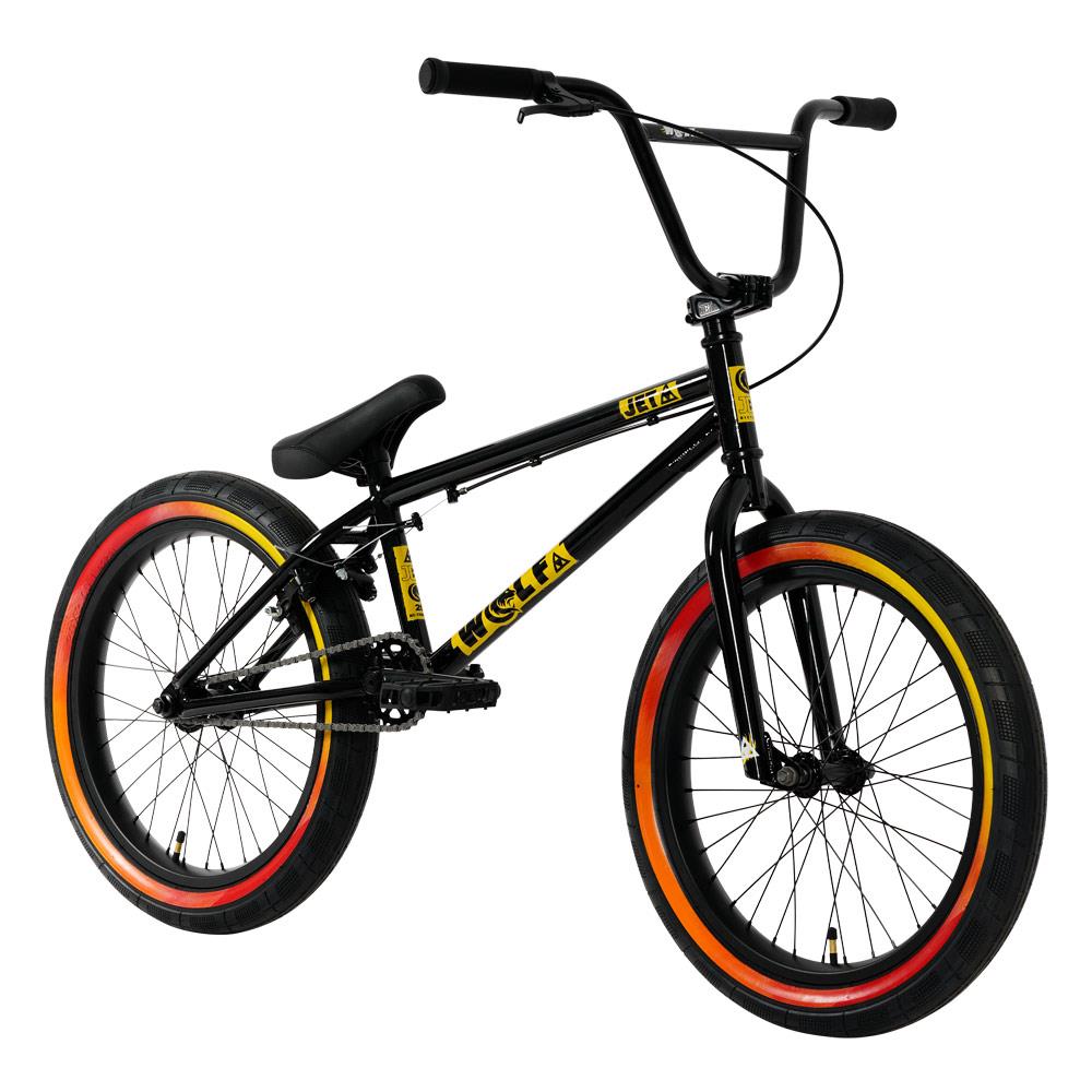 Scratch & Dent Grade B - Jet BMX Wolf BMX Bike - Black Flame