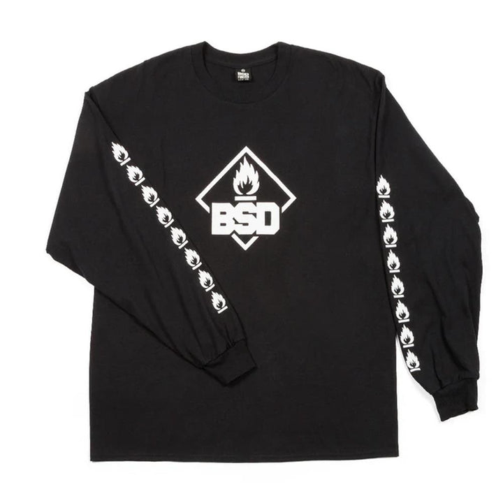 BSD Roastin Long Sleeve T-shirt - Black