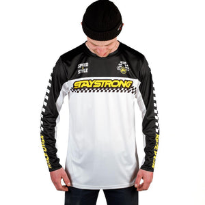 Stay Strong Jersey de vitesse et de style - Noir