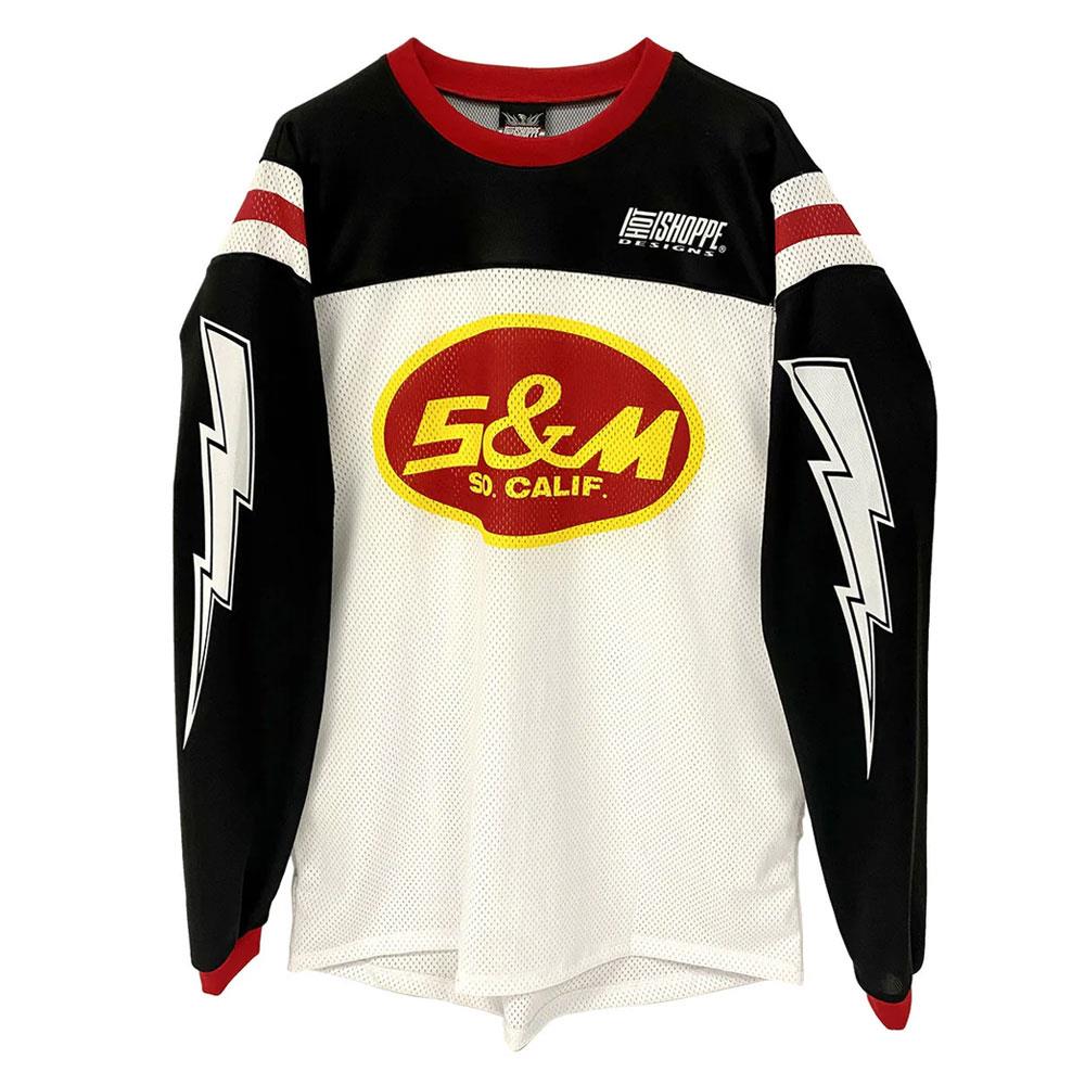 S&M Retro Oval Race Jersey - Black