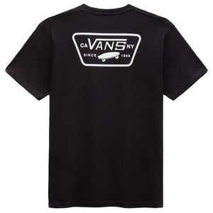 Vans Full Patch Back T-Shirt - Black/White