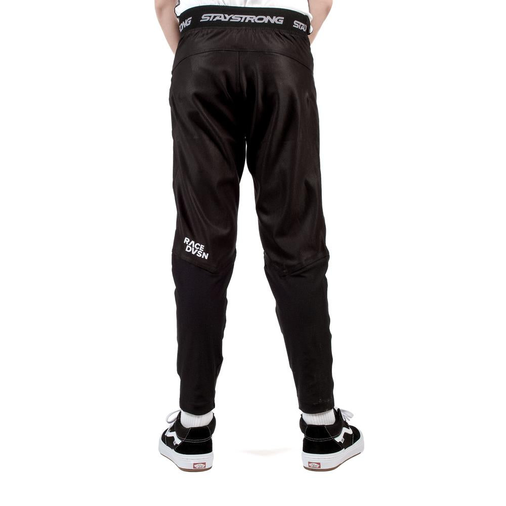 Stay Strong Junior Pantalones de carrera V3 - Negro/Blanco