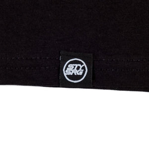 Stay Strong Scribble Long Sleeve Youth T-Shirt - Black
