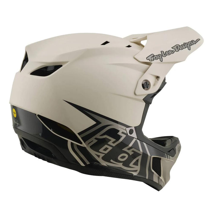 Troy Lee D4 Composite Race Helmet - Stealth Pumice