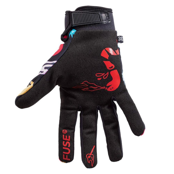 Fuse Chroma Youth Crazy Snake Gloves - Black