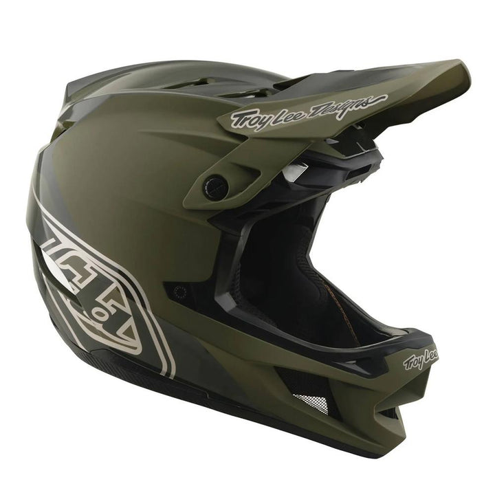 Troy Lee D4 Polyacrylite MIPS Race Helmet - Shadow Beetle