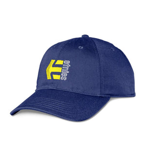 Etnies Corp Combo Snapback Cap - Navy/Yellow/White