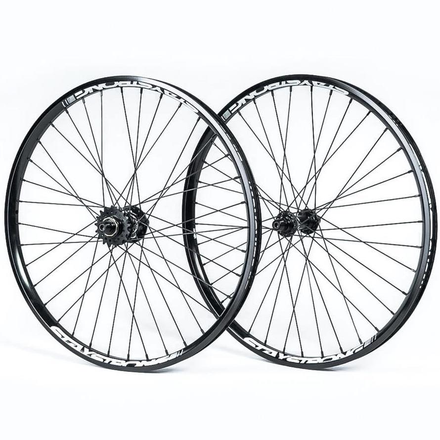 Stay Strong Reactiv 2 20" Disc Race Wheelset - Black/ 24x1.75"