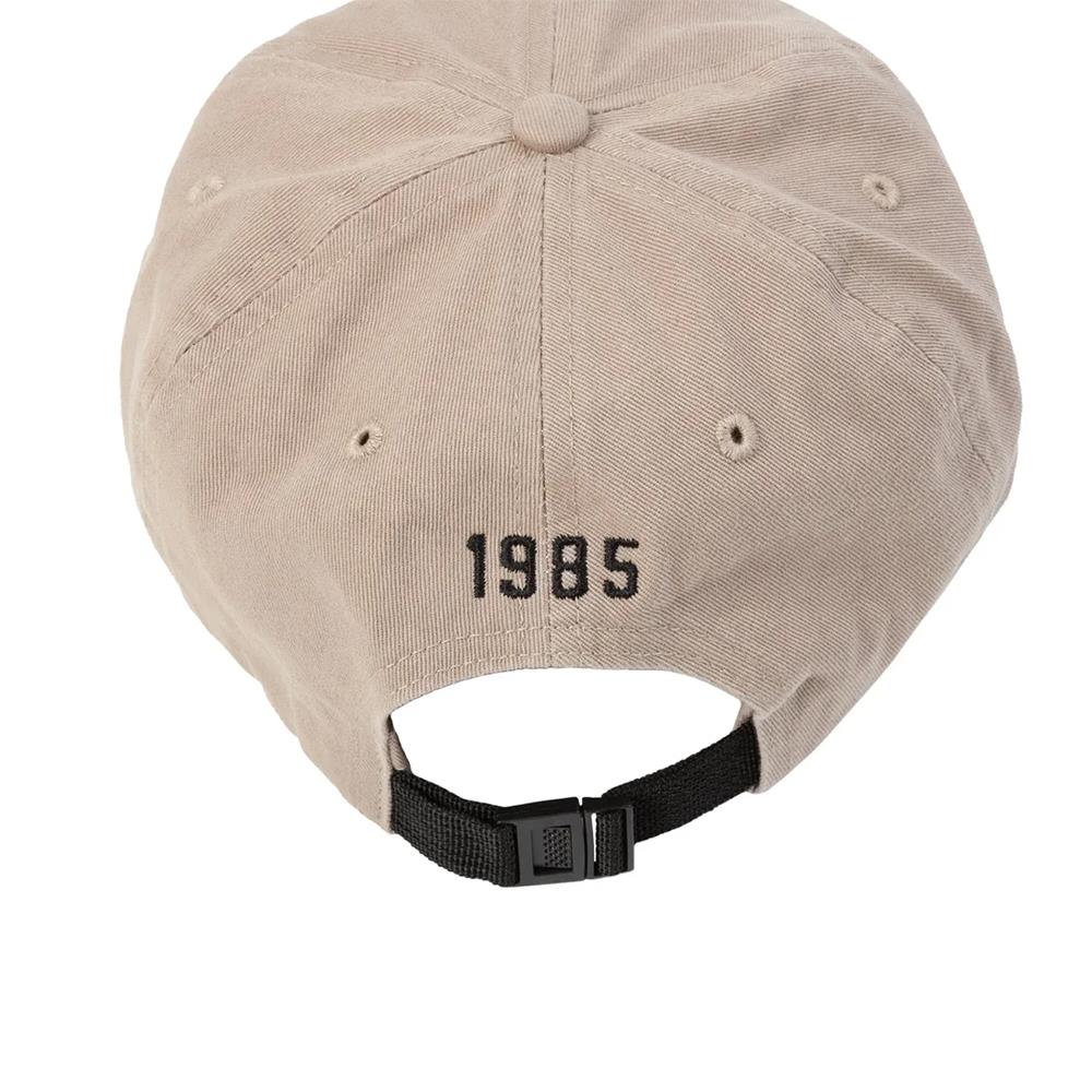 Odyssey Clubhouse Unstructured 6 Panel Hat - Tan With Black Aplique