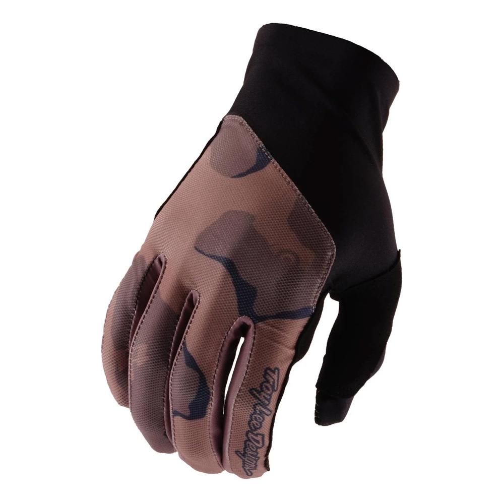 Troy Lee Flowline BMX Race Gloves - Flow Camo Sienna