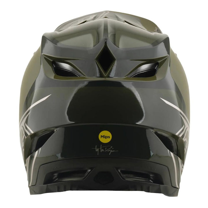 Troy Lee D4 Polyacrylite MIPS Race Helmet - Shadow Beetle