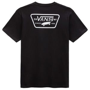 Vans Full Patch Back T-Shirt - Black/White