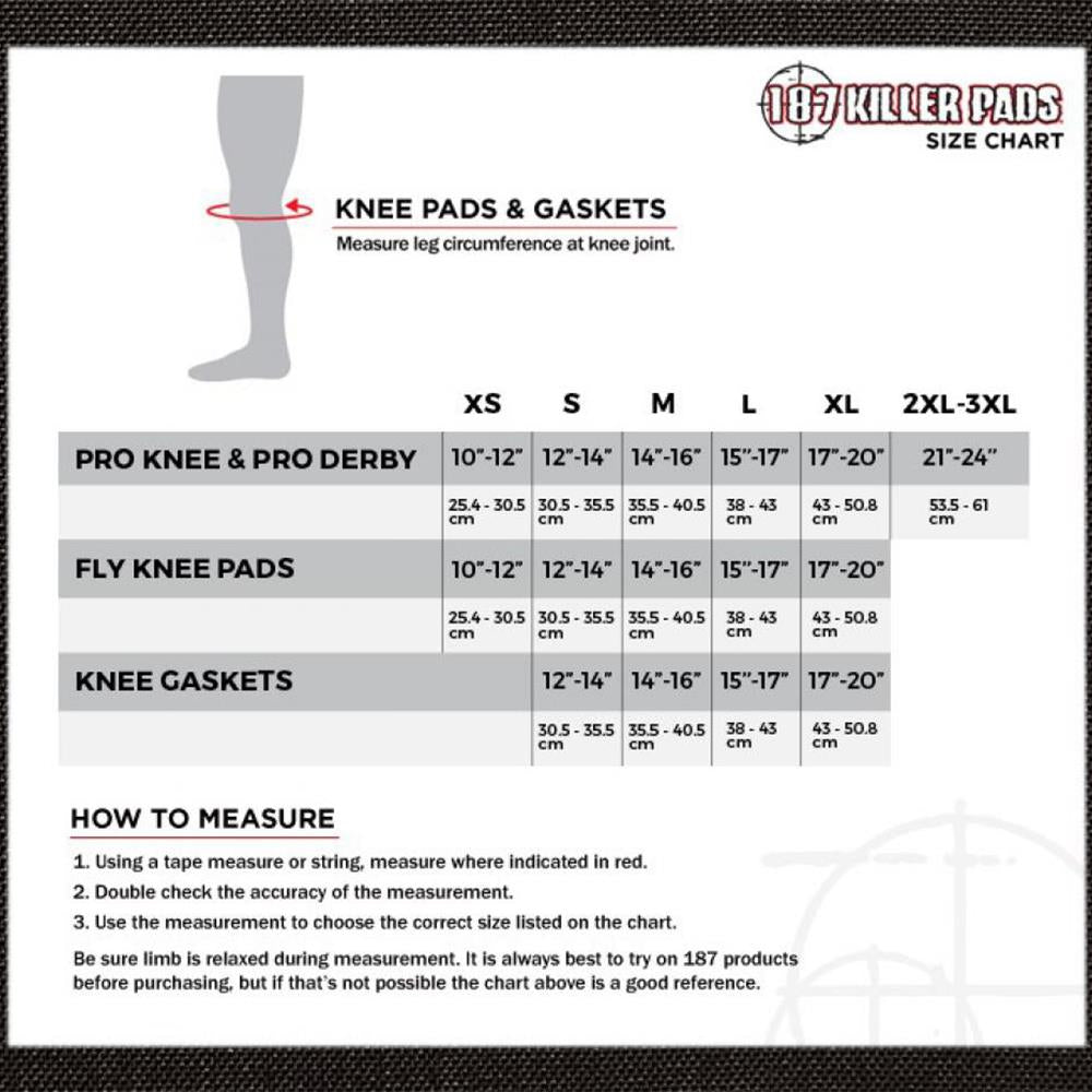 187 Killer Pads Combo Pack Knee and Elbow - Black
