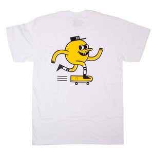Blast Pocket Classic Mascot T-Shirt - White