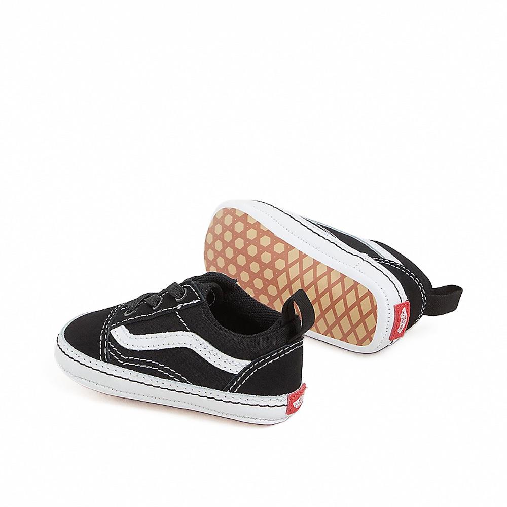 Vans Infant Old Skool Crib Shoes (0-1 Year) Black/True White