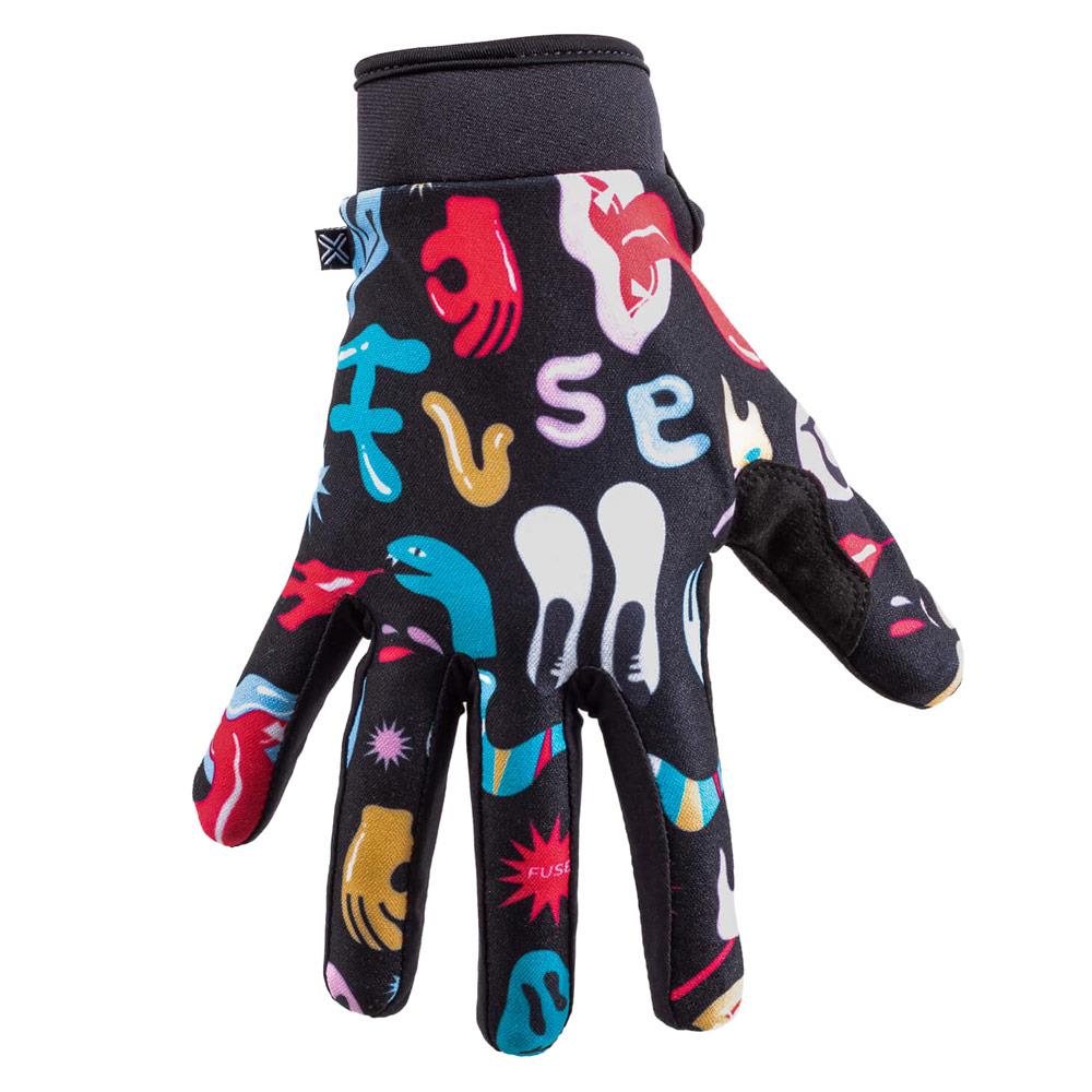 Fuse Chroma Youth Crazy Snake Gloves - Black