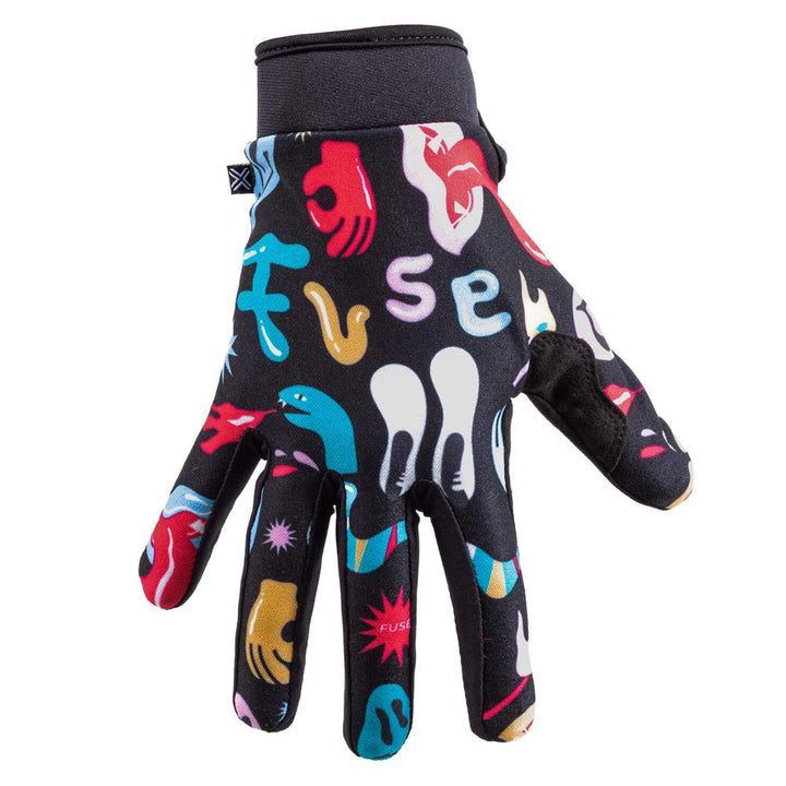 Fuse Chroma Youth Crazy Snake Gloves - Black