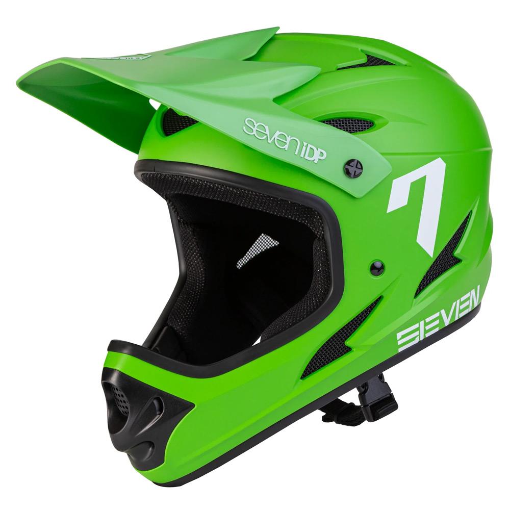 Seven iDP M1 Race Helmet - Green/White