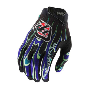 Troy Lee Air BMX Race Gloves - Torched Black/Purple