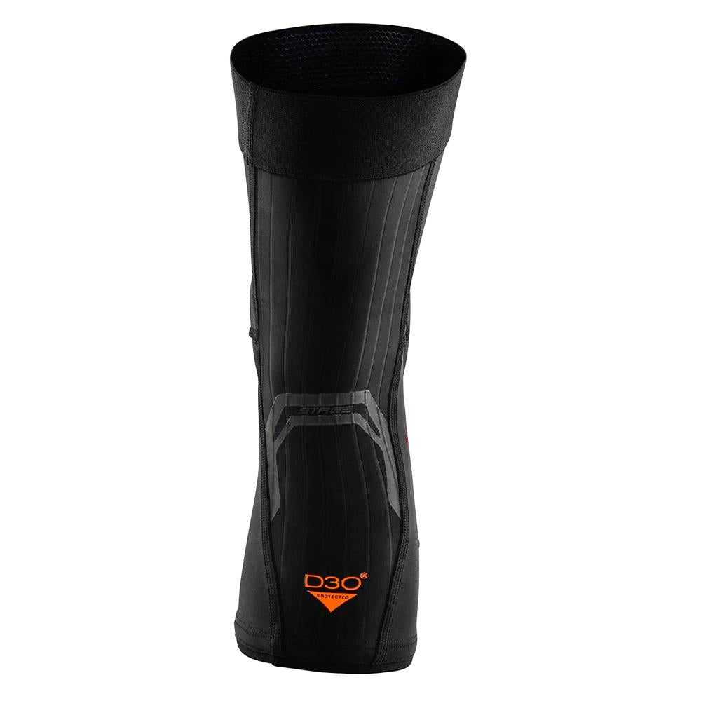 Troy Lee Stage Pro Knee Guards - Solid Black