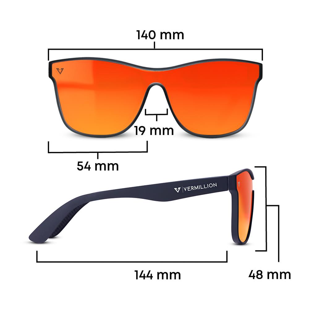 Vermillion Mystic Sunglasses - Matty Cranmer Signature - Grey/Red