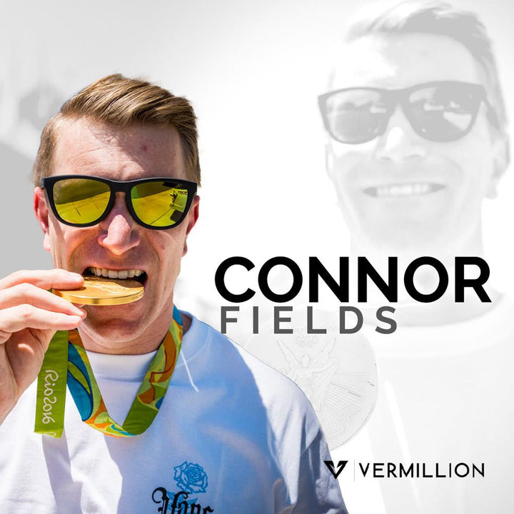 Vermillion Endy Sunglasses - Connor Fields Signature - Black/Gold