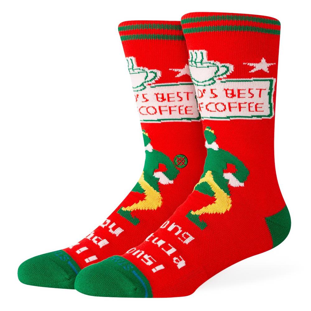 Stance Worlds Best Socks - Red - Large