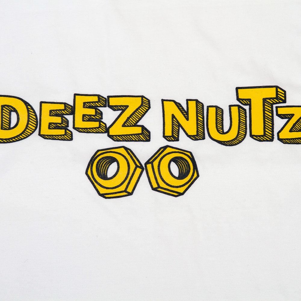 DeezNutz Logo T-Shirt - White