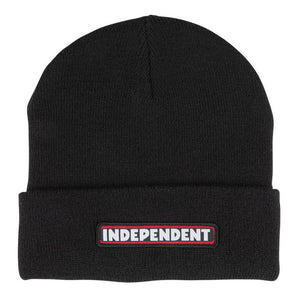 Independent Bar Logo Beanie - Black