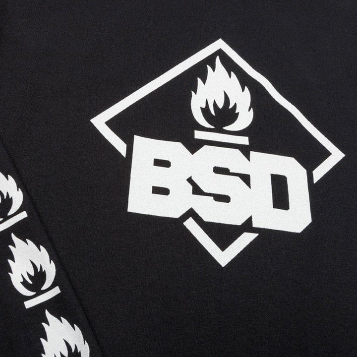 BSD Roastin Long Sleeve T-shirt - Black