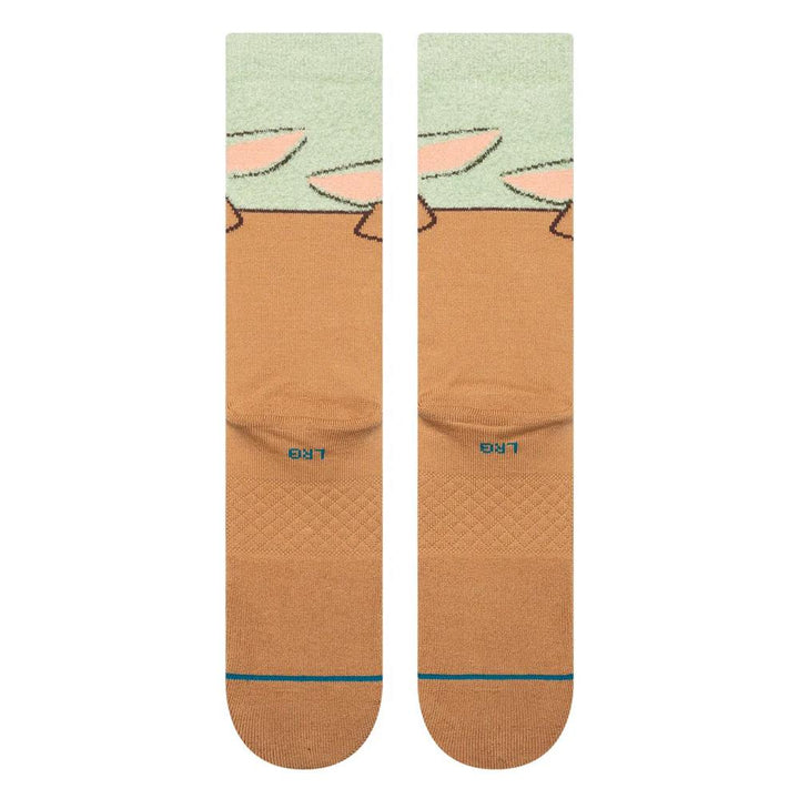 Stance Grogu Hungry Crew Socks - Green - Large