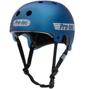 Pro-Tec Casque de vieille école - bleu métallique mat