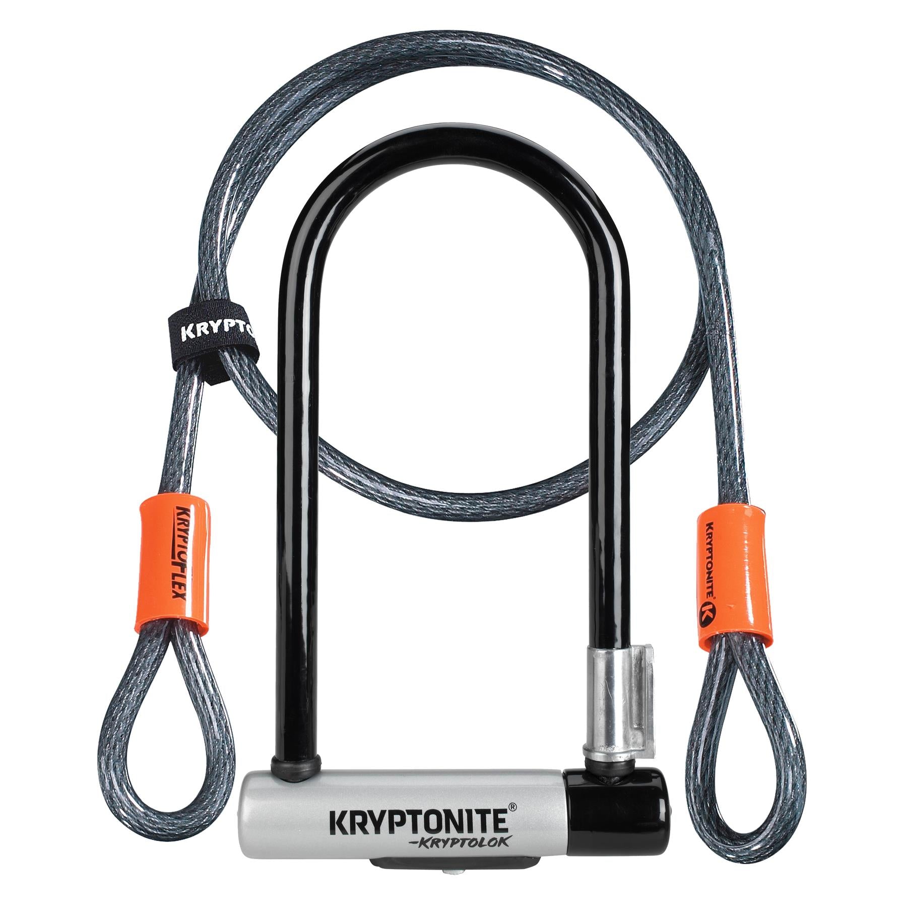 Kryptonite Kryptolock - U-Lock with Kryptoflex Cable