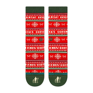 Stance I Know Him Crew Socks - Red - Large