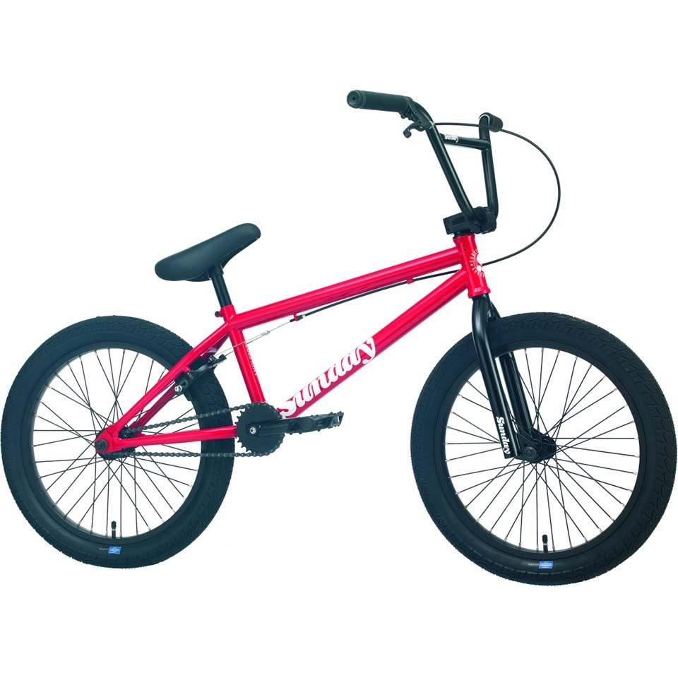 Scratch & Dent Grade A - Sunday Blueprint BMX Bike - Gloss Fire Engine Red/ 20"