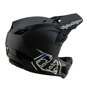 Troy Lee D4 Carbon MIPS Race Helmet - Stealth Black