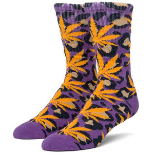 Huf Wildlife Plantlife Sock - Eggplant