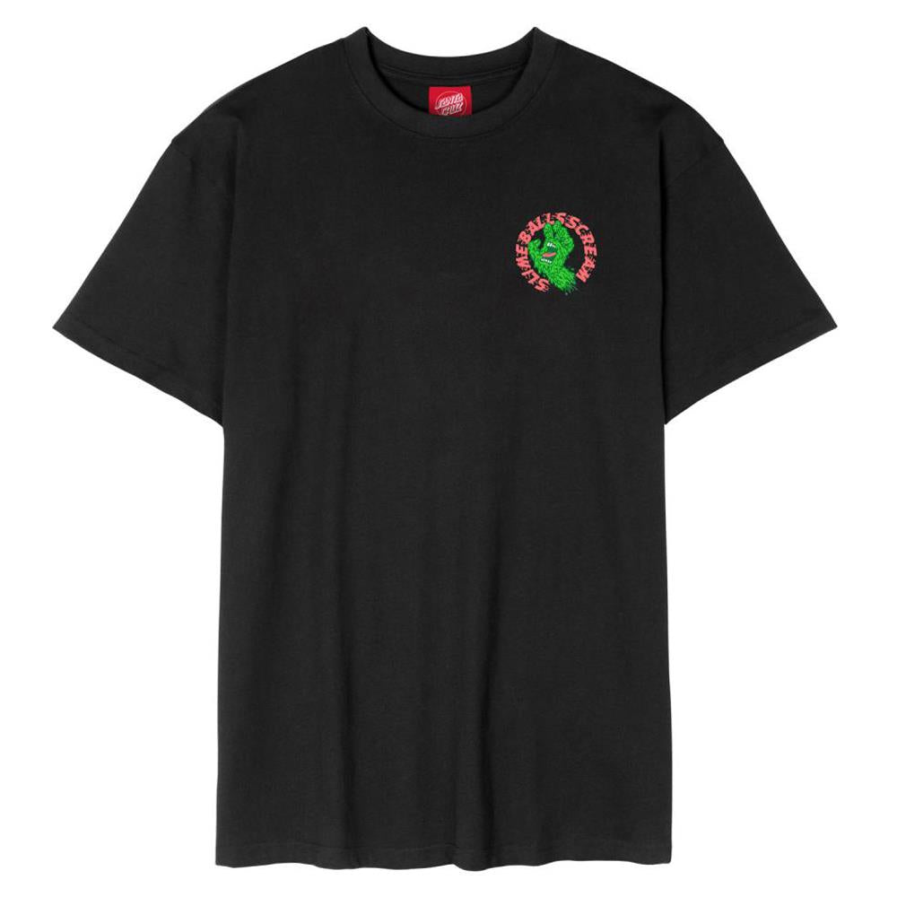 Santa Cruz SB Hand T-shirt - Black