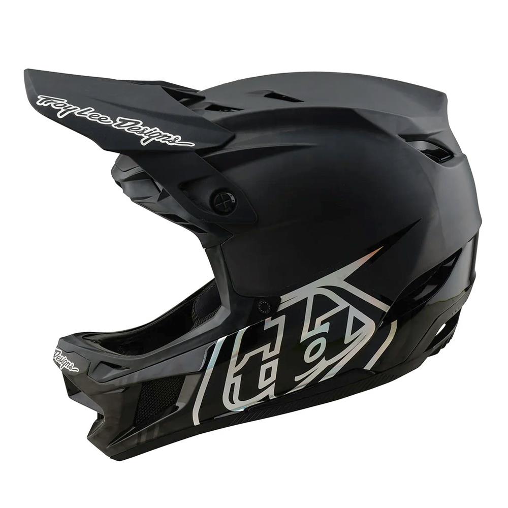Troy Lee D4 Carbon MIPS Race Helmet - Stealth Black