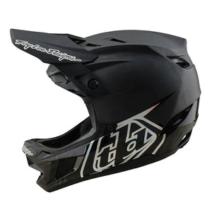 Troy Lee D4 Carbon MIPS Race Helmet - Stealth Black