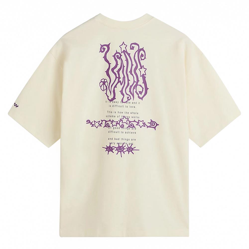 Vans Skate Difficult to Love T-shirt - Marshmallow