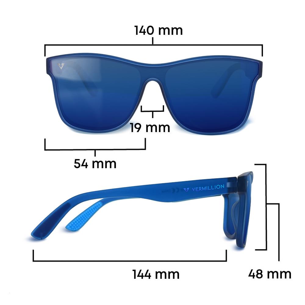Vermillion Mystic Sunglasses - Corey Martinez Signature - Blue/Blue